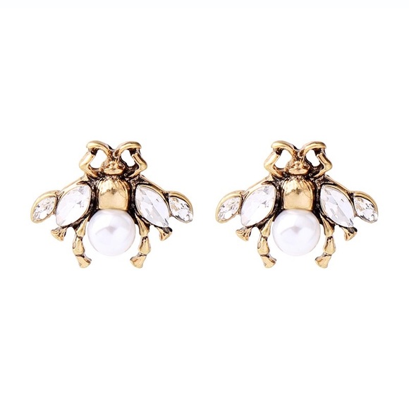 Insect Stud Earrings - Picture 2 of 4
